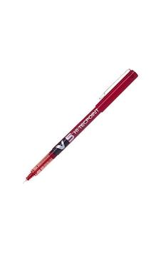 Pilot V5 Hi-Tecpoint Kırmızı Iğne Uçlu Roller Kalem Pilot V5 Hi-Tecpoint Kırmızı Iğne Uçlu Roller Kalem