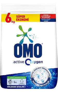 Omo Active Oxygen Etkili Beyazlar için Leke Çıkarıcı Toz Çamaşır Deterjanı 6 KG Omo Active Oxygen Etkili Beyazlar için Leke Çıkarıcı Toz Çamaşır Deterjanı 6 KG