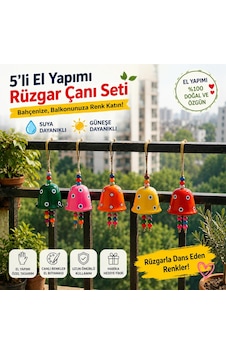 Çan Balkon Bahçe Duvar Dekor Süsü Çan Balkon Bahçe Duvar Dekor Süsü
