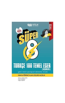 8. Sınıf Nesil Süper Türkçe 100 Temel Eser Paragraf Deneme 8. Sınıf Nesil Süper Türkçe 100 Temel Eser Paragraf Deneme