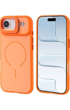 Apple Uyumlu iPhone 17 Air Kılıf M-safe Şarj Özellikli Kamera Standlı Zore Notron Kapak Turuncu Apple Uyumlu iPhone 17 Air Kılıf M-safe Şarj Özellikli Kamera Standlı Zore Notron Kapak Turuncu