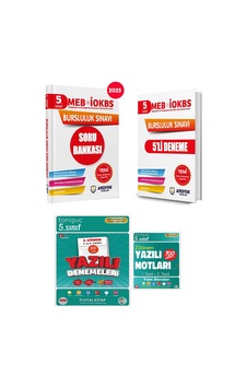 Ardışık Yayınları 5. Sınıf Bursluluk Sınavı Soru Bankası Deneme Seti + 2. Dönem Yazılı Denemeleri Ve Yazılı Notları Ardışık Yayınları 5. Sınıf Bursluluk Sınavı Soru Bankası Deneme Seti + 2. Dönem Yazılı Denemeleri Ve Yazılı Notları