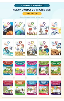 2. Sınıflar İçin Tavsiyeli Kolay Okuma Ve Hikaye Seti Tam 20 Adet 2. Sınıflar İçin Tavsiyeli Kolay Okuma Ve Hikaye Seti Tam 20 Adet