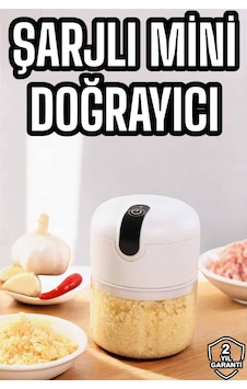 El Rondosu Mini Şarjlı Doğrayıcı Taşınabilir 250 Ml - Lisinya El Rondosu Mini Şarjlı Doğrayıcı Taşınabilir 250 Ml - Lisinya