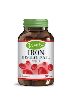 Voonka Iron Bisglycinate Demir 92 Tablet Voonka Iron Bisglycinate Demir 92 Tablet
