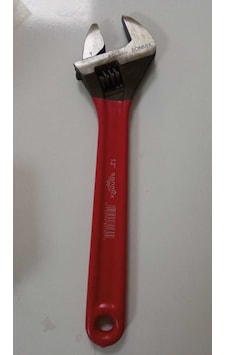 Çift Ağızlı Kurbağacık Paslanmaz Çelik 12inç Kırmızı
