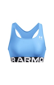 Under Armour Hg Mid Branded Kadın Sporcu Sütyeni Mavi