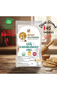 Diyet Glutensiz Çiğ Karabuğday Unu
