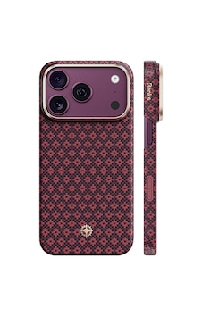 İphone 17 Pro Kılıf M-safe Özellikli Benks Armorair Armorgrid Serisi C1 Kevlar Karbon Kapak Bordo İphone 17 Pro Kılıf M-safe Özellikli Benks Armorair Armorgrid Serisi C1 Kevlar Karbon Kapak Bordo
