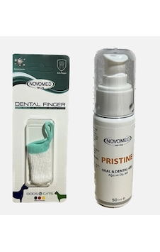 Novomed Pristine Dental Finger Ağız ve Diş Sağlığı 2'li Novomed Pristine Dental Finger Ağız ve Diş Sağlığı 2'li