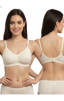 Kadın Lingerie Lazer Kesim Push Up Balensiz Sütyen Ten Kadın Lingerie Lazer Kesim Push Up Balensiz Sütyen Ten