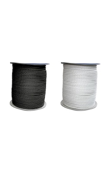 Cabo Bağlama Halatı Üç Telli Çift Bükümlü Kalınlığı 18 Mm Beyaz Cabo Bağlama Halatı Üç Telli Çift Bükümlü Kalınlığı 18 Mm Beyaz