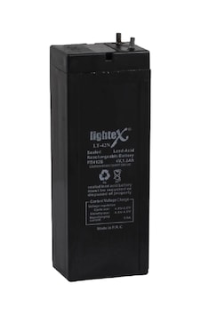 Lightex Lt-42n 4v 1.2ah Bakımsız Işıldak Aküsü Lightex Lt-42n 4v 1.2ah Bakımsız Işıldak Aküsü