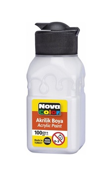 Ova Color Akrilik Boya 100 Ml Titanyum Beyazı Nc- Beyaz Ova Color Akrilik Boya 100 Ml Titanyum Beyazı Nc- Beyaz