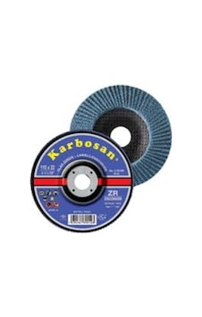 Karbosan Flap Disk Zımpara 115 Mm Zirconium(40-60-80-100-120 Kum) Karbosan Flap Disk Zımpara 115 Mm Zirconium(40-60-80-100-120 Kum)