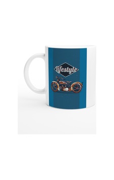 Yaşam Tarzı Lifestyle Vintage Motosiklet Temalı Kupa Bardak Renkli Yaşam Tarzı Lifestyle Vintage Motosiklet Temalı Kupa Bardak Renkli