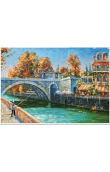 Keskin 70x100 2000 Parça Puzzle/yapboz Nehirdeki Balıkçı
