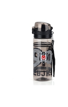 Beşiktaş Beşiktaş Lisanslı 500ml Pipetli Kilitli Kapaklı Siyah Matara 26369 Çok Renkli