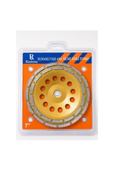 Rastona Elmaslı Taşlama Silme Diski Turbo 7"
