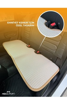 Meka Part Oto Koltuk Koruyucu Kılıf 5 Parça Universal Bej 2+3%100 Pamuk Bej