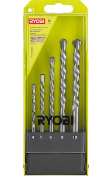 Ryobi RAK05MD Beton Matkap Ucu Seti 5 Parça 4,5,6,8,10Mm - 5132004522 Ryobi RAK05MD Beton Matkap Ucu Seti 5 Parça 4,5,6,8,10Mm - 5132004522