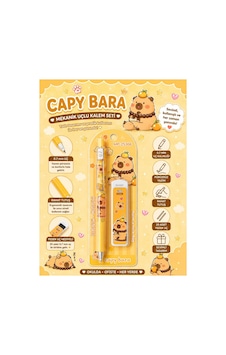 Capybara Desenli Uçlu Kalem Ve Yedek Uç Seti 0.7 Mm 1 Adet Set 2 2 Capybara Desenli Uçlu Kalem Ve Yedek Uç Seti 0.7 Mm 1 Adet Set 2 2