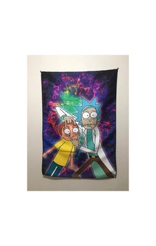 Rick & Morty Tasarım Duvar Halisi Rick & Morty Tasarım Duvar Halisi