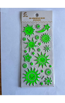 Güneş Ve Yıldızlar Karanlıkta Parlayan Yapışkanlı Fosforlu Sticker Oda Süsü Güneş Ve Yıldızlar Karanlıkta Parlayan Yapışkanlı Fosforlu Sticker Oda Süsü