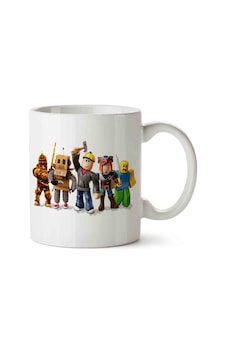Roblox Porselen Kupa Bardak Beyaz Roblox Porselen Kupa Bardak Beyaz
