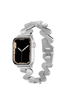 Watch 44mm Kordon Uyumlu Krd-80 Metal Strap Kayış Omsy- Gümüş Watch 44mm Kordon Uyumlu Krd-80 Metal Strap Kayış Omsy- Gümüş