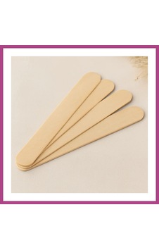 Gees Global Ağda Spatula Çubuk 150 Mm X 18 Mm X 1.7 Mm - 100 Adet Gbzs