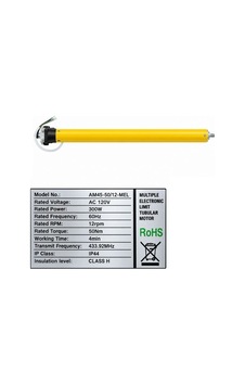 A-ok Am45-50/12-mel 50nm Elektronik Limitli Alıcılı Panjur Ve Tente Tüp Motoru A-ok Am45-50/12-mel 50nm Elektronik Limitli Alıcılı Panjur Ve Tente Tüp Motoru