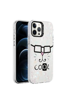 Apple Uyumlu iPhone 12 Pro Max Kılıf Mermer Desenli Zore Marbello Kapak-beyaz Apple Uyumlu iPhone 12 Pro Max Kılıf Mermer Desenli Zore Marbello Kapak-beyaz