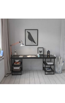 Evdemo Buket Lüx Çalışma Masası Siyah Evdemo Buket Lüx Çalışma Masası Siyah