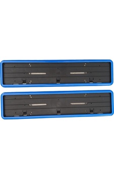 Çerçeveli Plakalık Plaka Altlığı Mavi 2& 39li
