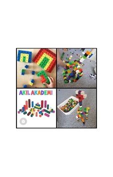 Geçmeli Birim Küpler - Snap Cubes - Matematik Küpleri - Akıl Küpleri - 50 Parça - 2x2x2 Cm Geçmeli Birim Küpler - Snap Cubes - Matematik Küpleri - Akıl Küpleri - 50 Parça - 2x2x2 Cm