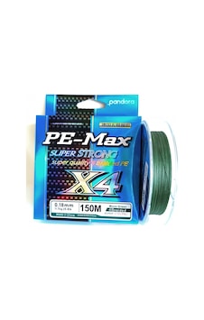 Pandora Pe-max 4x 150mt Moss Green İp Misina 0,18mm Pandora Pe-max 4x 150mt Moss Green İp Misina 0,18mm
