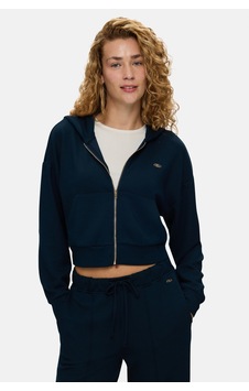 UCLA Reem Lacivert Full Zip Yumuşak Dokulu Modal Kumaş Loose Fit Kadın Sweatshirt UCLA Reem Lacivert Full Zip Yumuşak Dokulu Modal Kumaş Loose Fit Kadın Sweatshirt