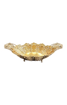 LKM-410 Kristal Taşlı Ayaklı Gold Çikolatalık Gondol LKM-410 Kristal Taşlı Ayaklı Gold Çikolatalık Gondol