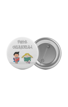 Artık Okuyorum Çanta Rozeti 20 Adet En Büyük Boy 5.8cm İğneli Broş Artık Okuyorum Çanta Rozeti 20 Adet En Büyük Boy 5.8cm İğneli Broş