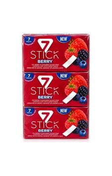 7 Stıck Şekerli 7 Li Karışık Berry Aromalı Sakız 14,5 Gr 7 Stıck Şekerli 7 Li Karışık Berry Aromalı Sakız 14,5 Gr