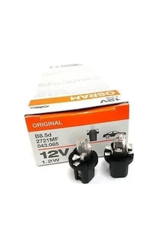 10 Adet 12v T5 1.2w Dipsiz Gösterge Ampulü Duylu 2721mf 10 Adet 12v T5 1.2w Dipsiz Gösterge Ampulü Duylu 2721mf