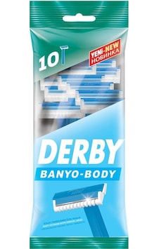 Derby Banyo Vücut Traş Bıçağı 10 Adet Derby Banyo Vücut Traş Bıçağı 10 Adet
