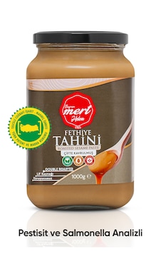 Çifte Kavrulmuş Fethiye Tahini Cam Paket 1000 Gr Ve Yerli Susam İle Üretilmiştir Çifte Kavrulmuş Fethiye Tahini Cam Paket 1000 Gr Ve Yerli Susam İle Üretilmiştir