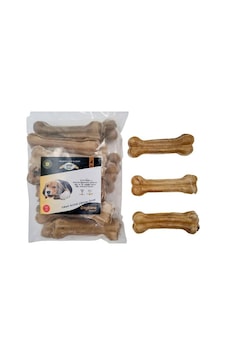 12 Cm Naturel Pres Kemik 15 Li Torba Çiğneme Kemiği