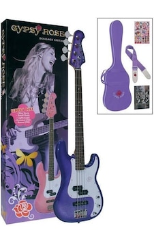 Valencia Gypsy Rose Grb1kcpp Bas Gitar Seti Mor Pj Manyetik - Kısa Skala Rahat - Amfi Dahil Valencia Gypsy Rose Grb1kcpp Bas Gitar Seti Mor Pj Manyetik - Kısa Skala Rahat - Amfi Dahil