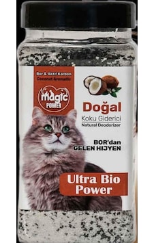 Magic Power Kedi Kumu Koku Giderici Bor Hindistan Cevizi 175 Gr Magic Power Kedi Kumu Koku Giderici Bor Hindistan Cevizi 175 Gr