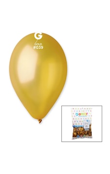 Gm-110-39 Metalik - Altın Balon 11&apos &apos - 28cm - 100 Parça Çok Renkli Gm-110-39 Metalik - Altın Balon 11&apos &apos - 28cm - 100 Parça Çok Renkli