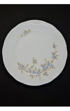 J-aeger Alman Vintage Porselen Pasta Tabağı 20 Cm Turkuaz J-aeger Alman Vintage Porselen Pasta Tabağı 20 Cm Turkuaz