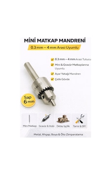 Senbang Mini Mandren 0.3 4 Mm 6 Mm Saplı Gravür, Dremel Ve Matkap Uyumlu Hassas Mandren Senbang Mini Mandren 0.3 4 Mm 6 Mm Saplı Gravür, Dremel Ve Matkap Uyumlu Hassas Mandren